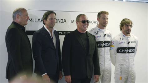 mclaren honda michael kors|Michael Kors Partners With McLaren.